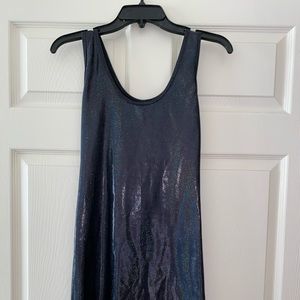 American apparel holographic bodycon mini dress